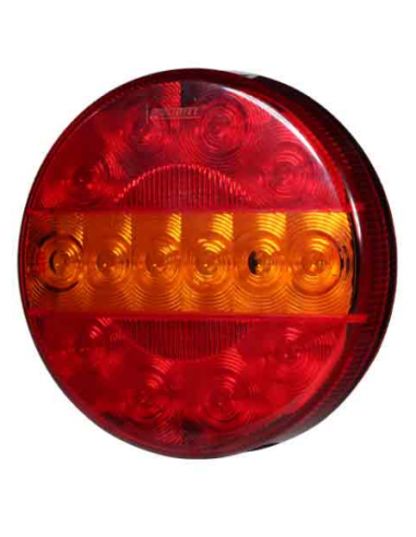 PILOTO TRASERO LED REDONDO 12/24V... PILOTO TRASERO LED REDONDO 12/24V...