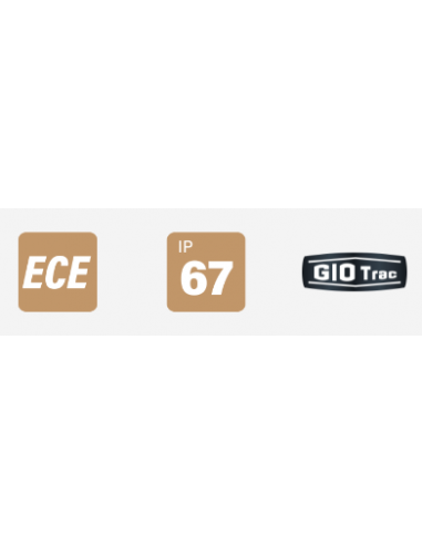 PILOTO TRASERO LED GLO TRAC 12/24V 7 PIN IZQUIERDO REFERENCIA 26032PLH