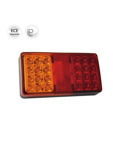 PILOTO TRASERO LED 12/24V COMBINADO REFERENCIA 26002AR