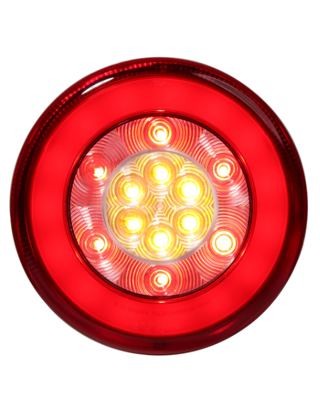 PILOTO TRASERO LED GLO TRAC 12/24V POSICION FRENO INTERMITENTE 26034-1