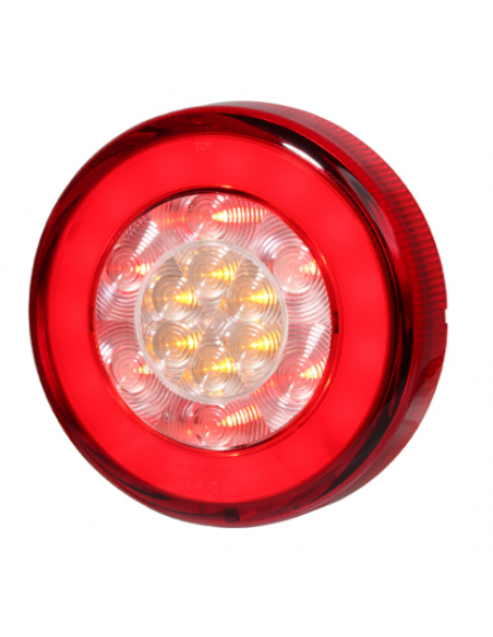 PILOTO TRASERO LED GLO TRAC 12/24V POSICION FRENO INTERMITENTE 26034-1