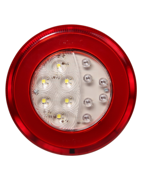 PILOTO TRASERO LED GLO TRAC 12/24V ANTINIEBLA MARCHA ATRAS 26034-2