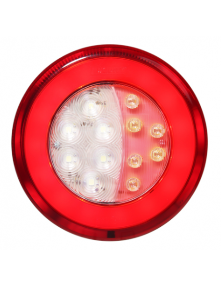 PILOTO TRASERO LED GLO TRAC 12/24V ANTINIEBLA MARCHA ATRAS 26034-2