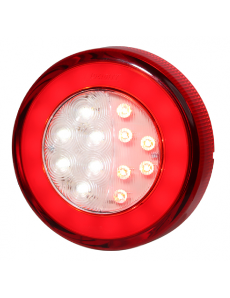 PILOTO TRASERO LED GLO TRAC 12/24V ANTINIEBLA MARCHA ATRAS 26034-2