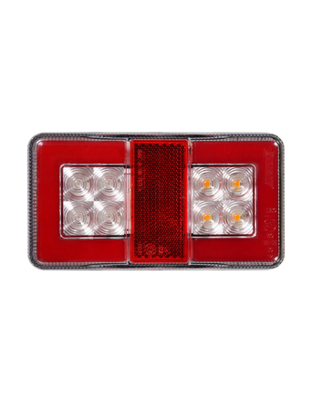 PILOTO TRASERO LED GLO TRAC 12/24V COMPACTO REFERENCIA 26042AR-V