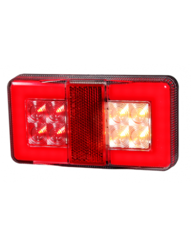 PILOTO TRASERO LED GLO TRAC 12/24V COMPACTO REFERENCIA 26042AR-V