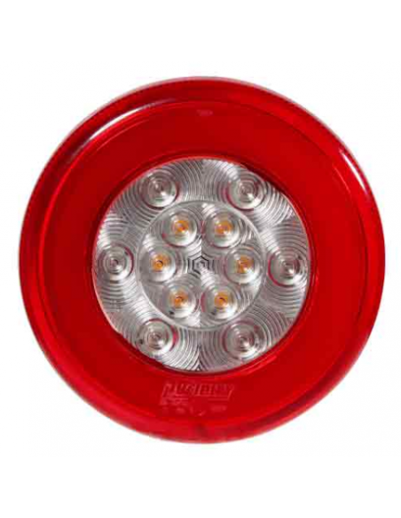 piloto trasero led redondo 3 funciones 12v 24v