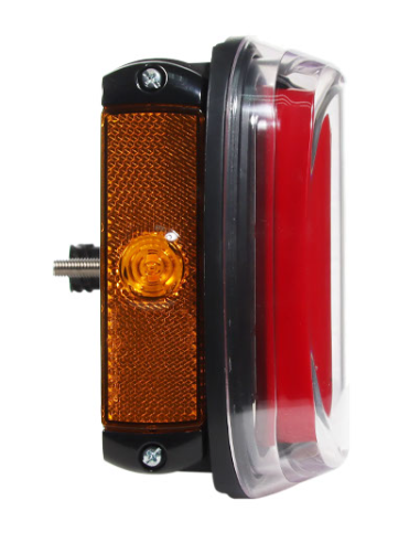 PILOTO TRASERO LED GLO TRAC 12/24V IZQUIERDO 7en1 26065PLH-V