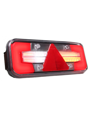 PILOTO TRASERO LED GLO TRAC 12/24V DERECHO 8en1 26065NPRH-V
