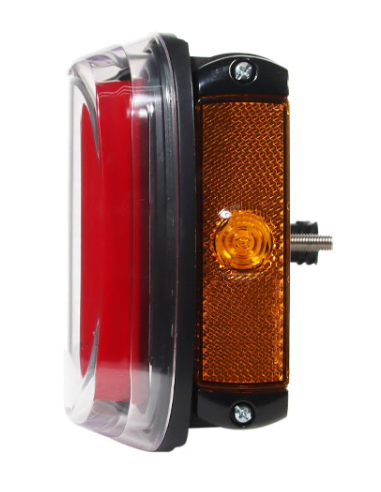 PILOTO TRASERO LED GLO TRAC 12/24V DERECHO 8en1 26065NPRH-V