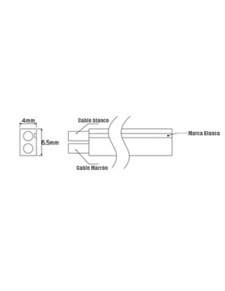 ROLLO DE CABLE PLANO 100M REFERENCIA 69000-100