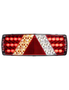 Piloto trasero LED para remolque o camión con triángulo y 7 funciones 2