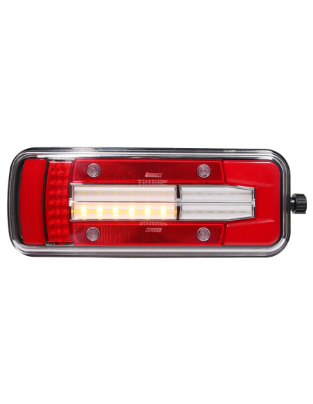 PILOTO TRASERO LED GLO TRAC 12/24V IZQUIERDO 7 PIN 26064PLH-V