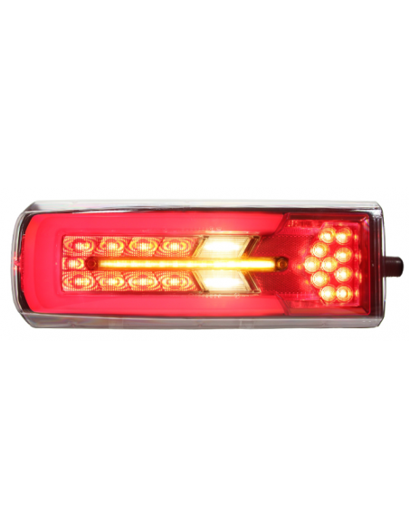 PILOTO TRASERO LED 24V IZQUIERDO CAMIÓN CON LUZ MATRÍCULA 26075PLH