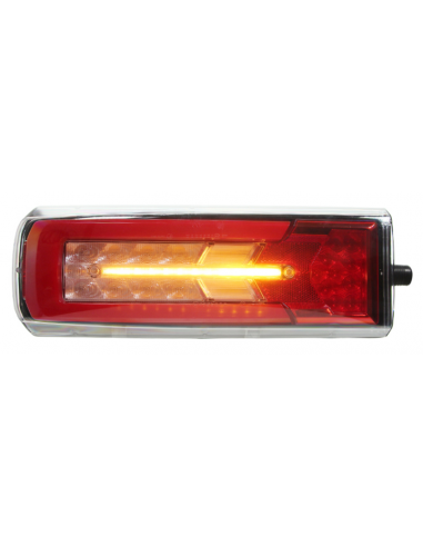 PILOTO TRASERO LED 24V IZQUIERDO CAMIÓN CON LUZ MATRÍCULA 26075PLH