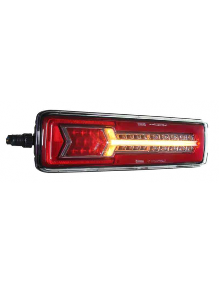 PILOTO TRASERO LED GLO TRAC 24V DERECHO SECUENCIAL 7 PIN 26077PRH