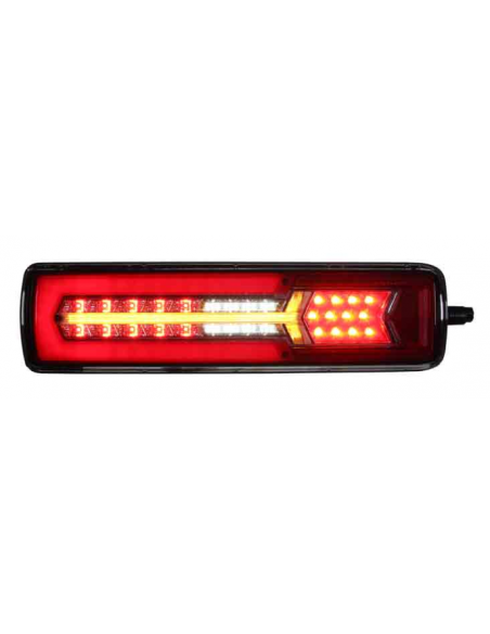 PILOTO TRASERO LED GLO TRAC 24V IZQUIERDO SECUENCIAL 7 PIN 26077PLH