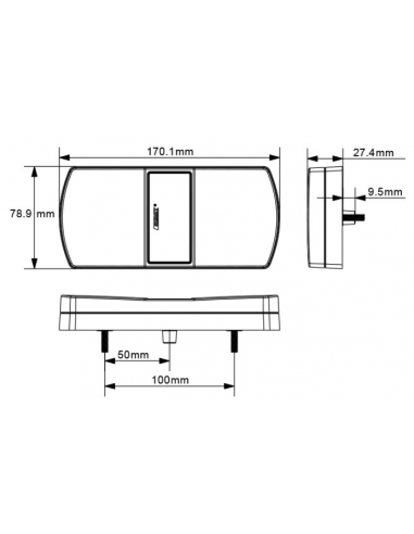 LED COMBINATION REAR LAMP 12/24V...