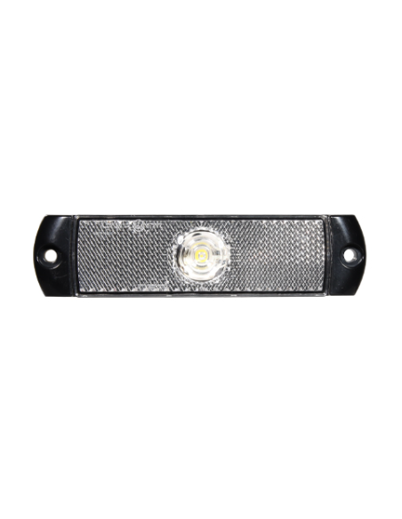 LED FRONT POSITION MARKER LAMP 12/24V CLEAR WITH PRS