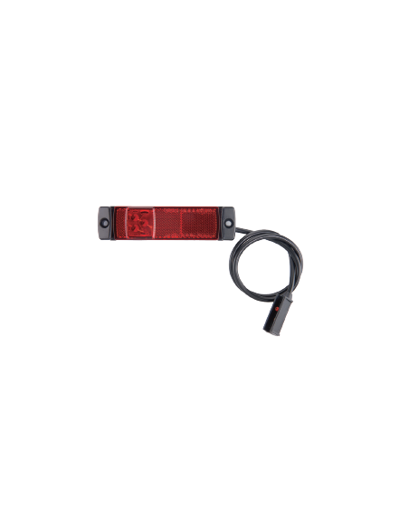 LED REAR POSITION MARKER LAMP 12V RED WITH PRS