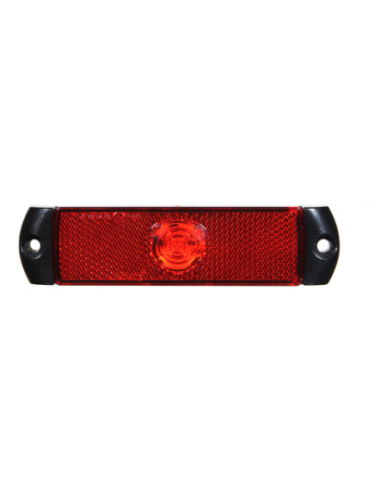 LED REAR POSITION MARKER LAMP 12/24V RED WITH PRS