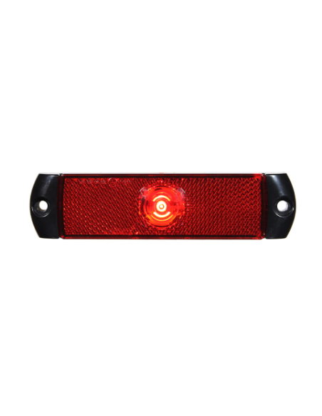 LED REAR POSITION MARKER LAMP 12/24V RED WITH PRS
