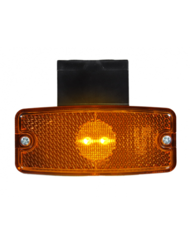 GALIBO LATERAL LED 12/24V AMBAR CON SOPORTE REFERENCIA 26254A-V