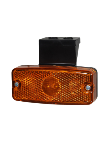GALIBO LATERAL LED 12/24V AMBAR CON SOPORTE REFERENCIA 26254A-V