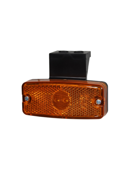 GALIBO LATERAL LED 12/24V AMBAR CON SOPORTE REFERENCIA 26254A-V