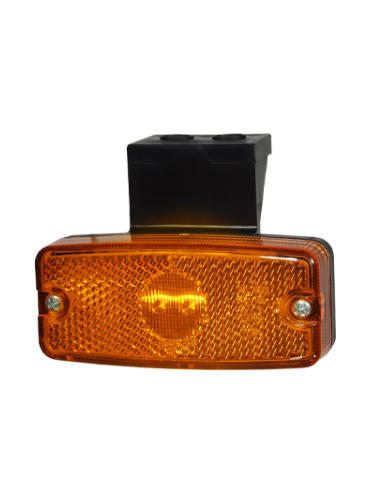 GALIBO LATERAL LED 12/24V AMBAR CON SOPORTE REFERENCIA 26254A-V