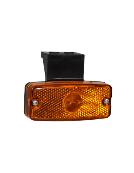 GALIBO LATERAL LED 12/24V AMBAR CON SOPORTE REFERENCIA 26254A-V