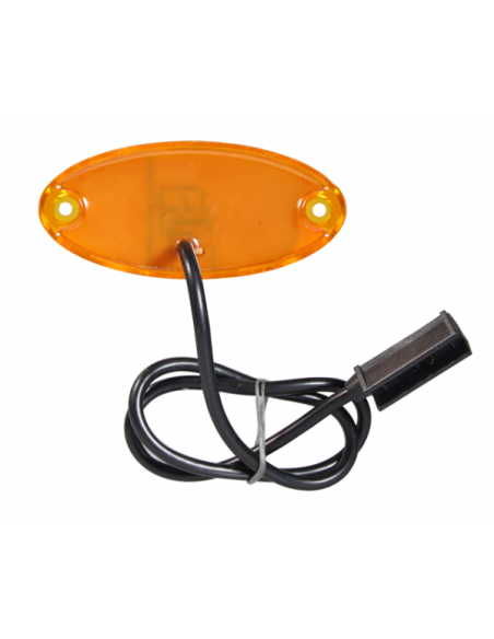 GALIBO LATERAL LED 12/24V AMBAR CON SOPORTE Y PRS 26258AK-V-30CM
