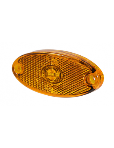 LED AMBER OVAL SIDE MARKER 12/24V... LED AMBER OVAL SIDE MARKER 12/24V...