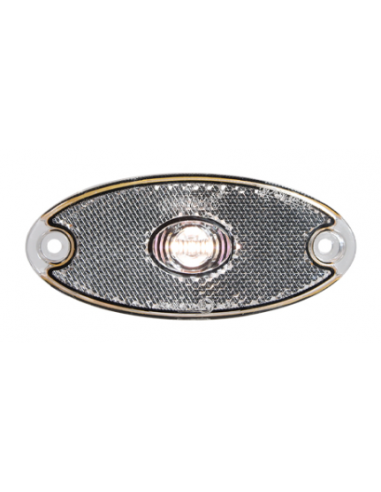 LED OVAL FRONT MARKER 12/24V CLEAR... LED OVAL FRONT MARKER 12/24V CLEAR...
