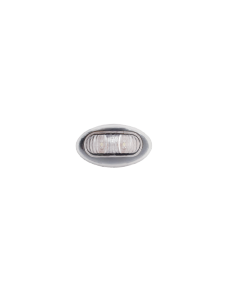 GALIBO TRASERO LED 12/24V ROJO SOPORTE BLANCO REFERENCIA 26259CR-WV