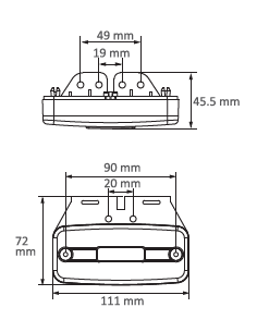 GALIBO TRASERO LED 12/24V... 2