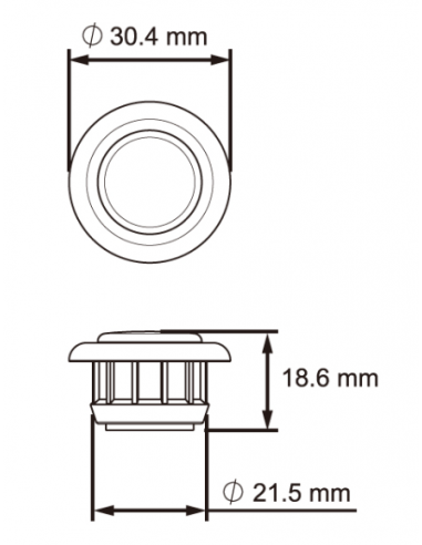 GALIBO LED 12/24V BLANCO CON PRS REFERENCIA 26268CK-V