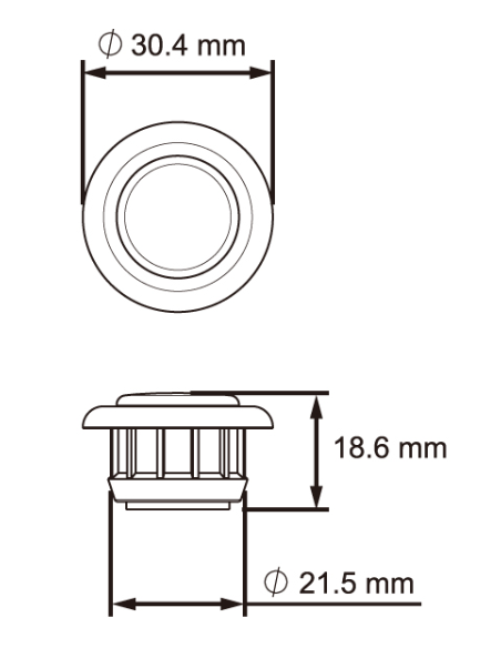 GALIBO LED 12/24V BLANCO CON PRS REFERENCIA 26268CK-V