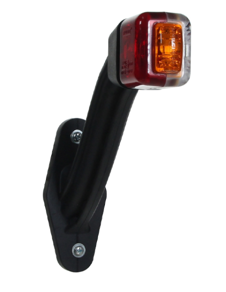 LED END OUTLINE MARKER LAMP 12/24V LONG CURVED