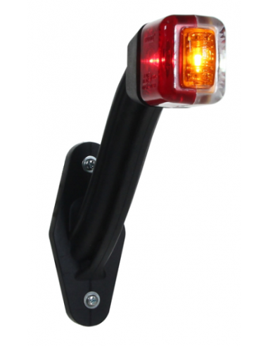 LED END OUTLINE MARKER LAMP 12/24V LONG CURVED