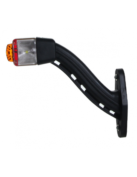 LED END OUTLINE MARKER LAMP 12/24V LONG CURVED