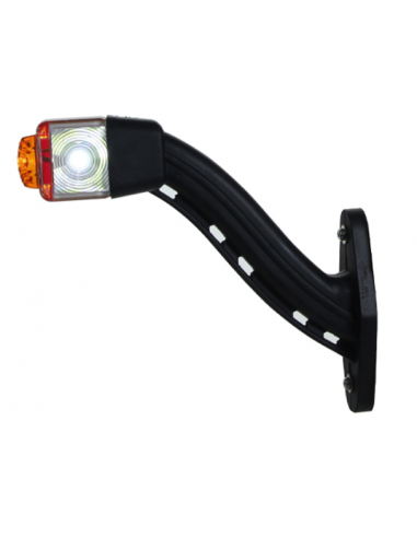 LED END OUTLINE MARKER LAMP 12/24V LONG CURVED