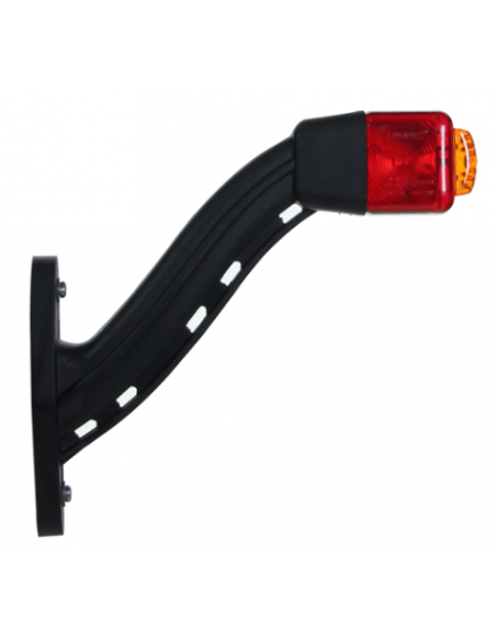 LED END OUTLINE MARKER LAMP 12/24V LONG CURVED