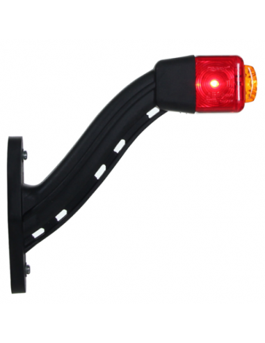 LED END OUTLINE MARKER LAMP 12/24V LONG CURVED