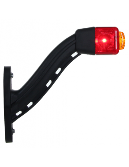 LED END OUTLINE MARKER LAMP 12/24V LONG CURVED