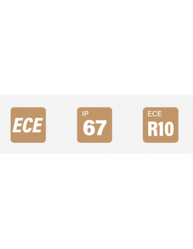 PILOTO MATRICULA LED 12/24V CABLE 0,5M REFERENCIA 26800-BV