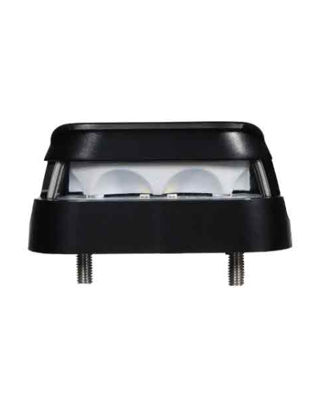 12V/24V LED number plate light with PRS connector