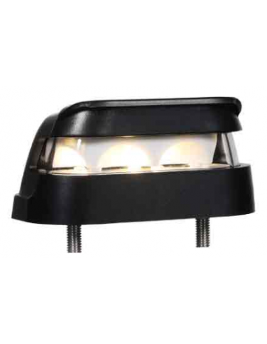 Luz Matrícula LED homologada 12/24V – Camión, remolque o caravana