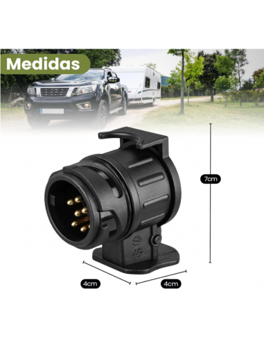 ADAPTADOR DE 13 A 7 PINS REFERENCIA HT3033