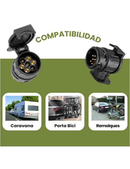 ADAPTADOR DE 13 A 7 PINS REFERENCIA HT3033